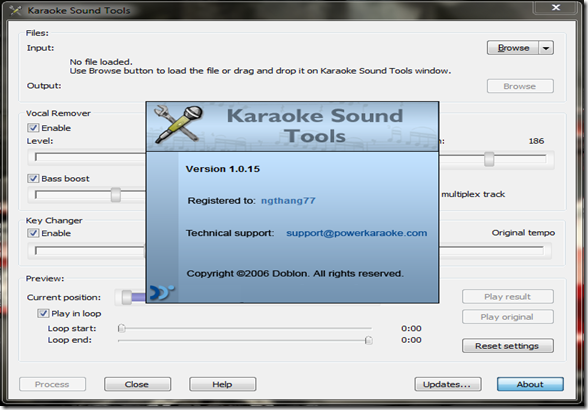 Phần mềm Karaoke Sound Tools
