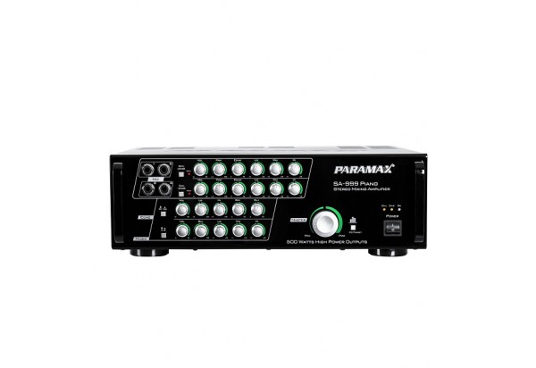 Ampli karaoke tích hợp 2 kênh PARAMAX SA-999 Piano