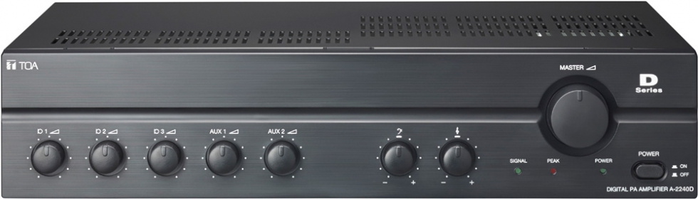 Tăng âm liền Mixer TOA A-2240D CE công suất 240W, tính năng hiện đại