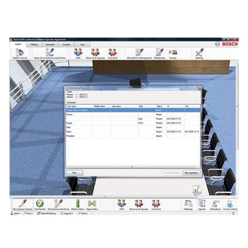 Phần mềm tham dự và truy cập Bosch DCN-SWAT-E