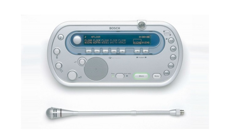DCN-IDESK-L tương thích với micro cắm rời DCN-MICS và DCN-MICL
