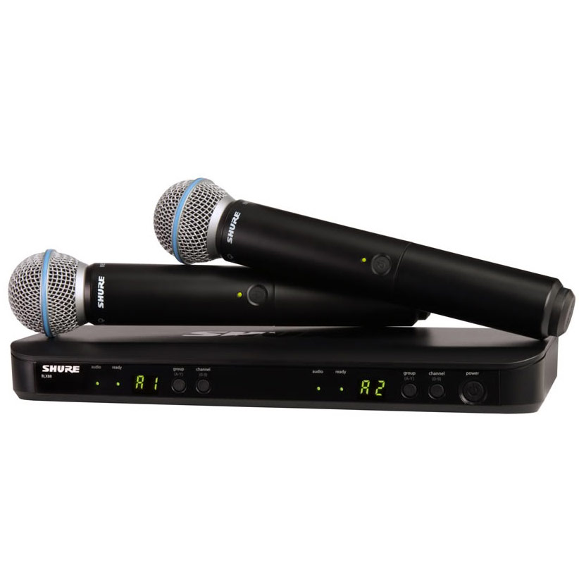 Bộ Microphone không dây Shure BLX288A/B58