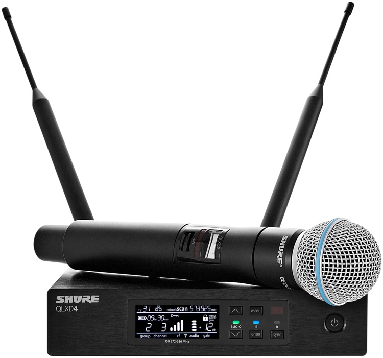 Bộ Microphone không dây shure QLXD24A/B58