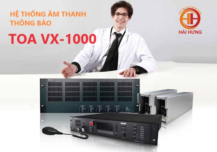 VX-1000MC thuộc hệ thống âm thanh thông báo VX-1000