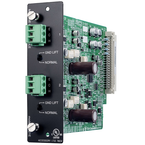 Mô-đun đầu vào Mic/Line: TOA D-921E