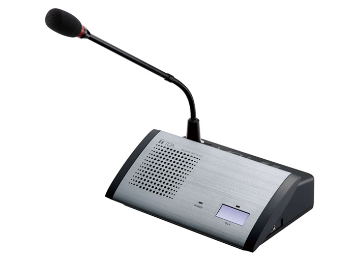 TS-812 có thể kết nối với micro tiêu chuẩn hoặc micro cần dài