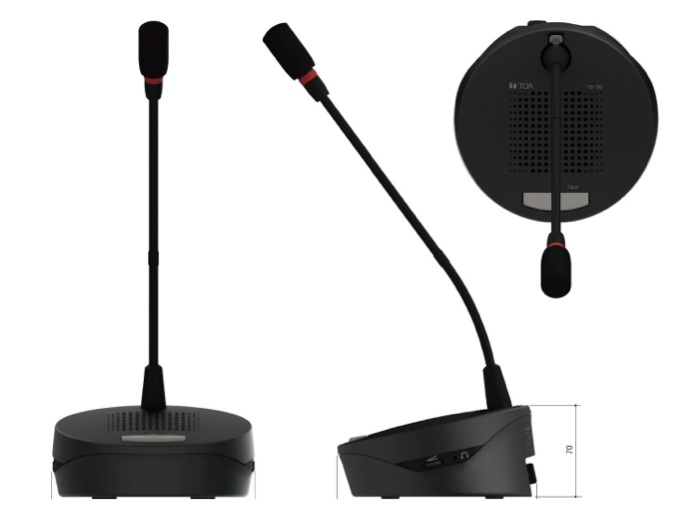 TS-682-AS có thể sử dụng cùng micro TS-773 hoặc TS-774