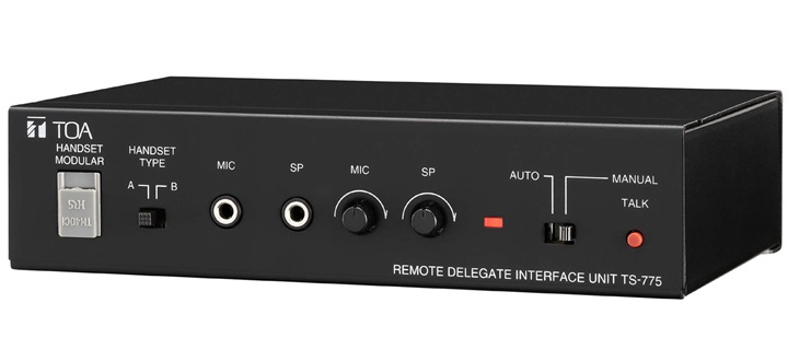 Giao diện đại biểu từ xa TOA TS-775