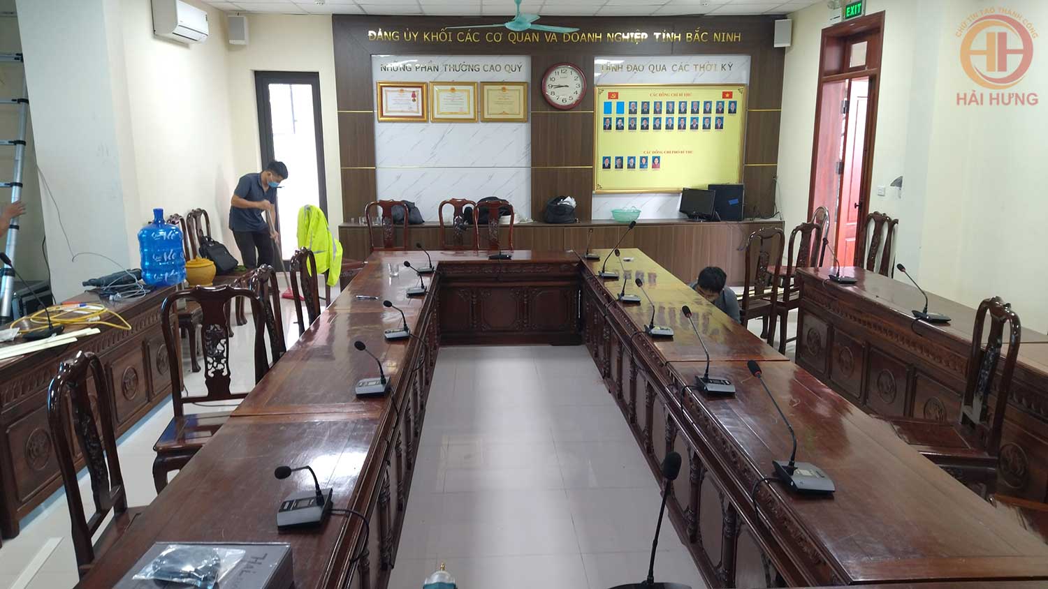 Lắp đặt hệ thống hội thảo Hai Audio cho Đảng ủy khối các cơ quan và doanh nghiệp tỉnh Bắc Ninh