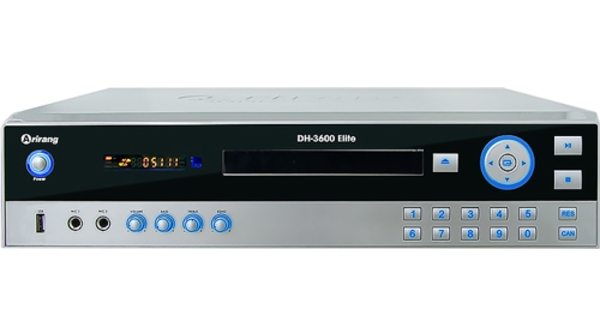 Đầu đầu DVD karaoke 5 số Arirang DH-3600 Elite với thiết kế đẹp mắt, hiện đại phù hợp với mọi không gian