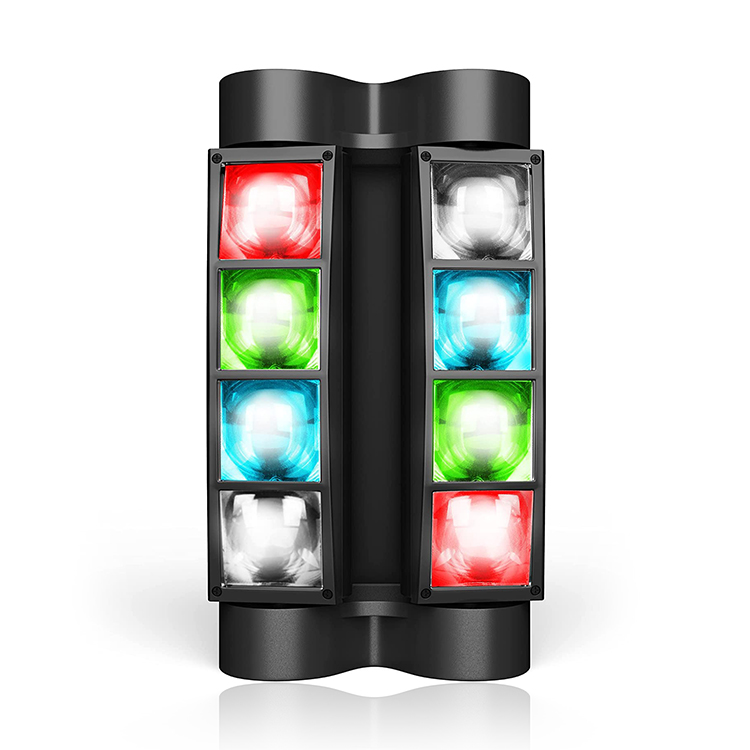 Đèn LED Mini Moving Light 8x3W RGBW Big Topper M30