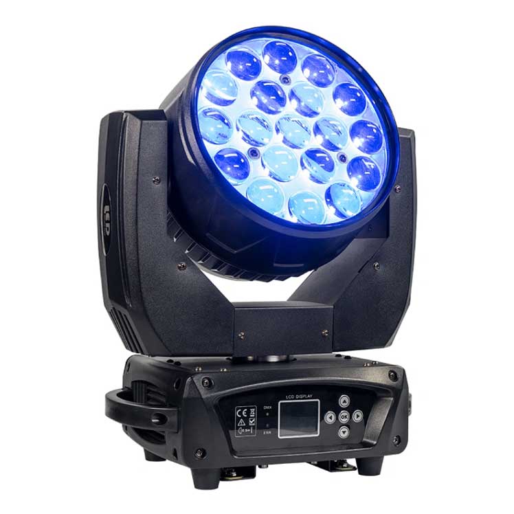 Đèn Moving Head Wash LED 19x15W RGBW Ovation C19