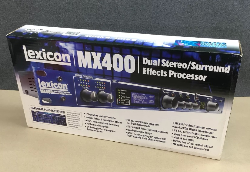 Hộp của Lexicon MX 400 tại Audio Hải Hưng