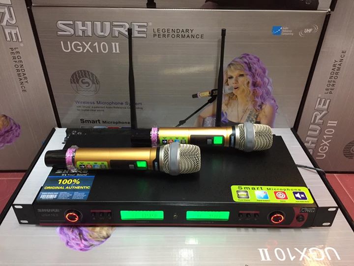 Micro Shure UGX10 II chính hãng, chất lượng cao