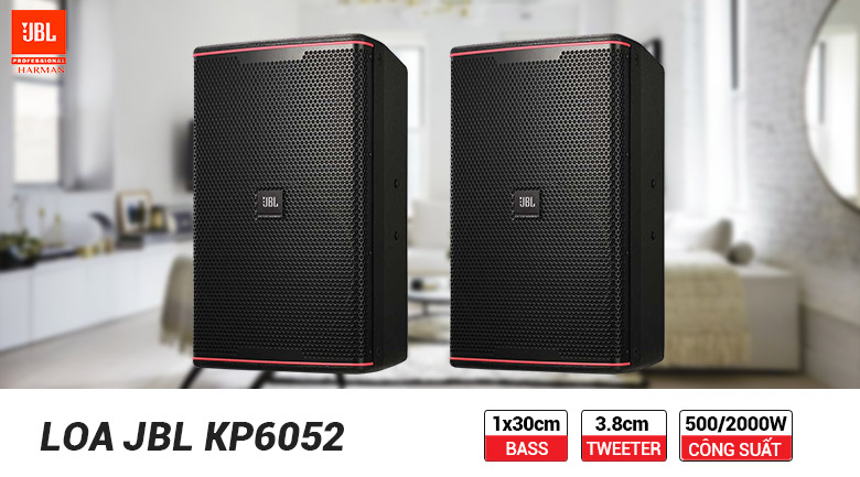 Loa Karaoke JBL KP6052 với công suất lên tới 2000W