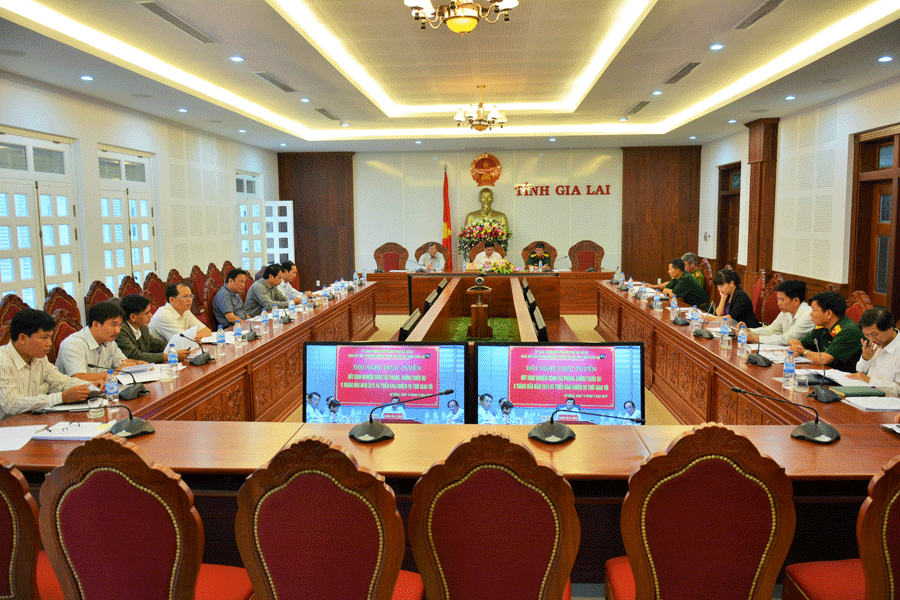 Hệ thống phòng họp trực truyến kết hợp hội thảo của tỉnh Gia Lai