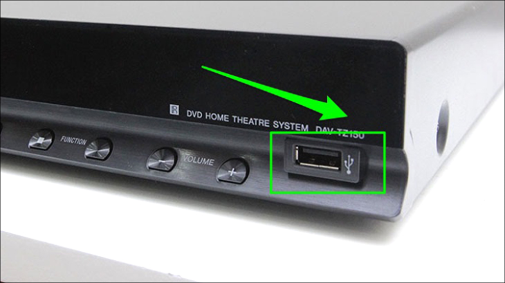 Cổng USB giúp xử lý và nâng cao chất lượng âm thanh