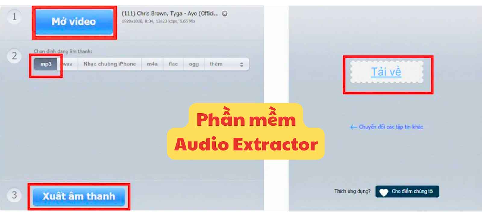 phần mềm Audio Extractor