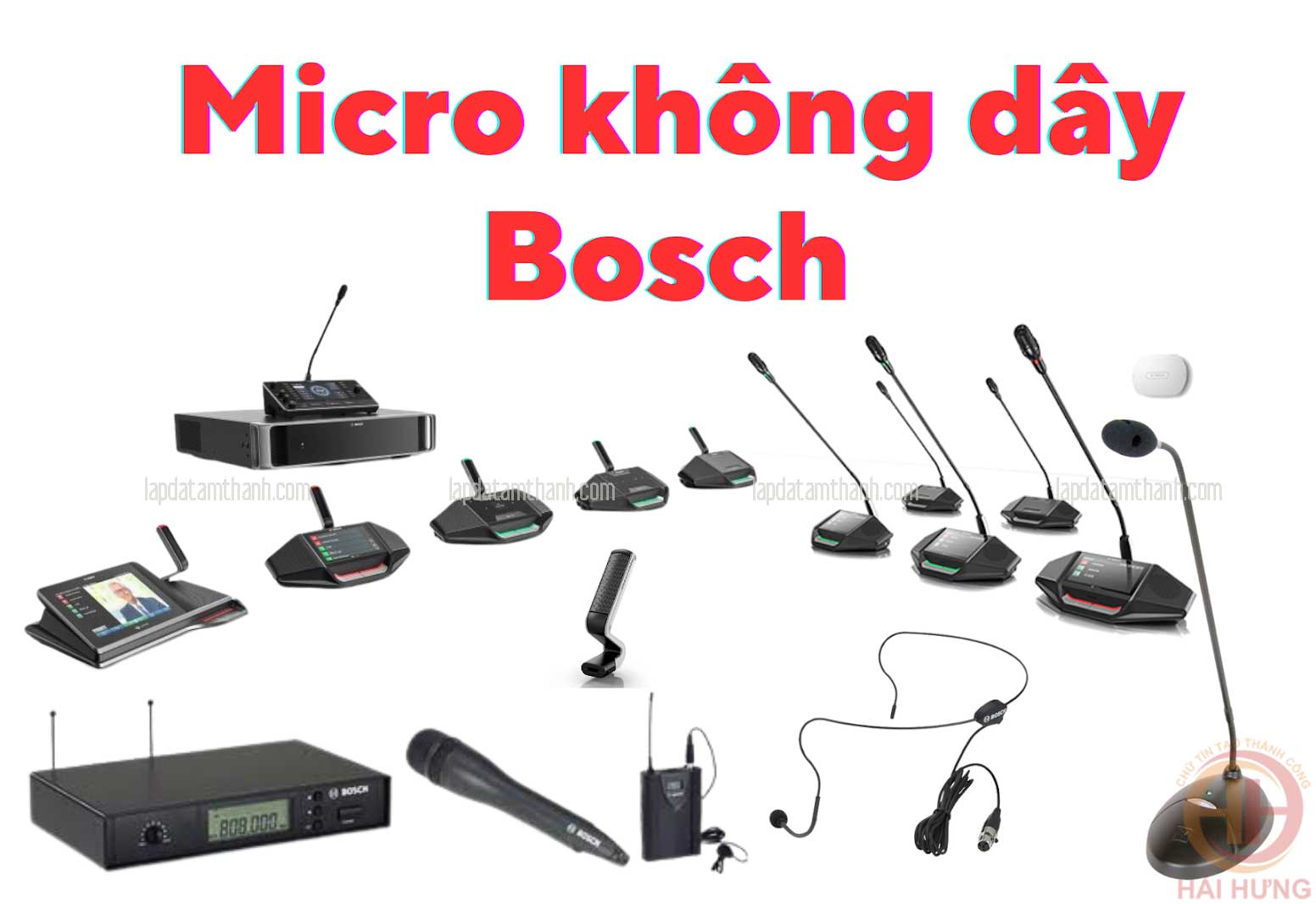 Micro không dây Bosch có nhiều ưu điểm nổi bật