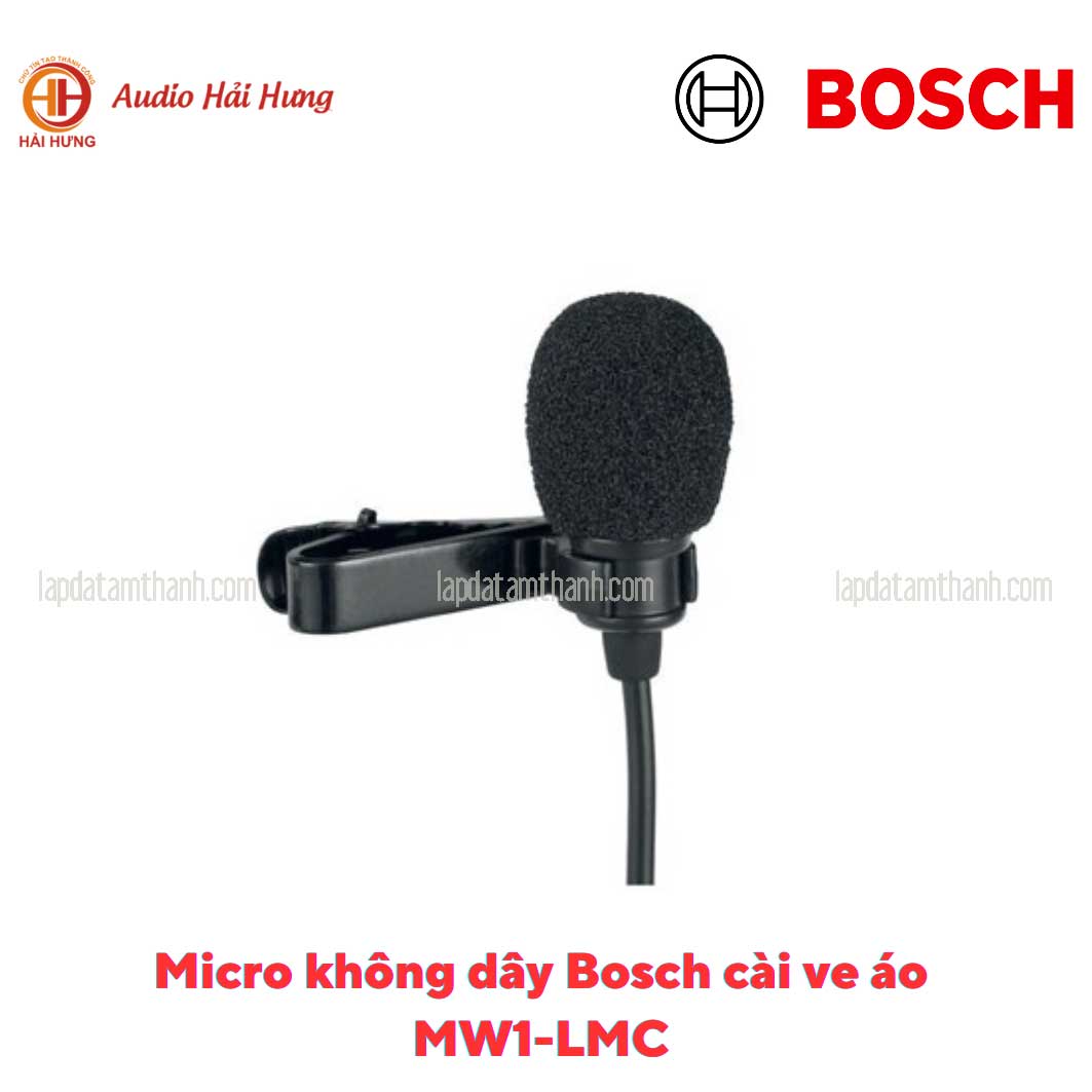 Micro không dây Bosch cài ve áo MW1-LMC