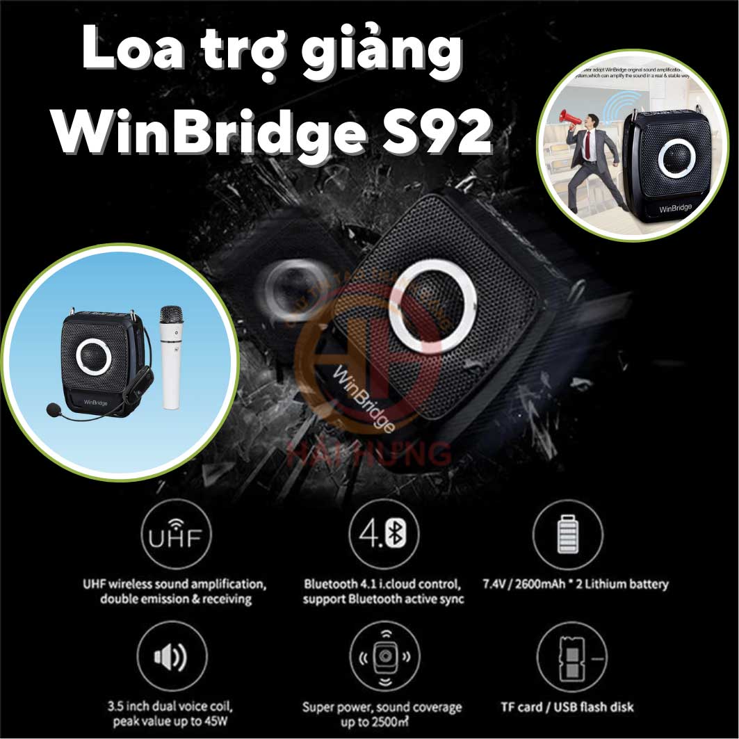 Loa trợ giảng không dây WinBridge S92