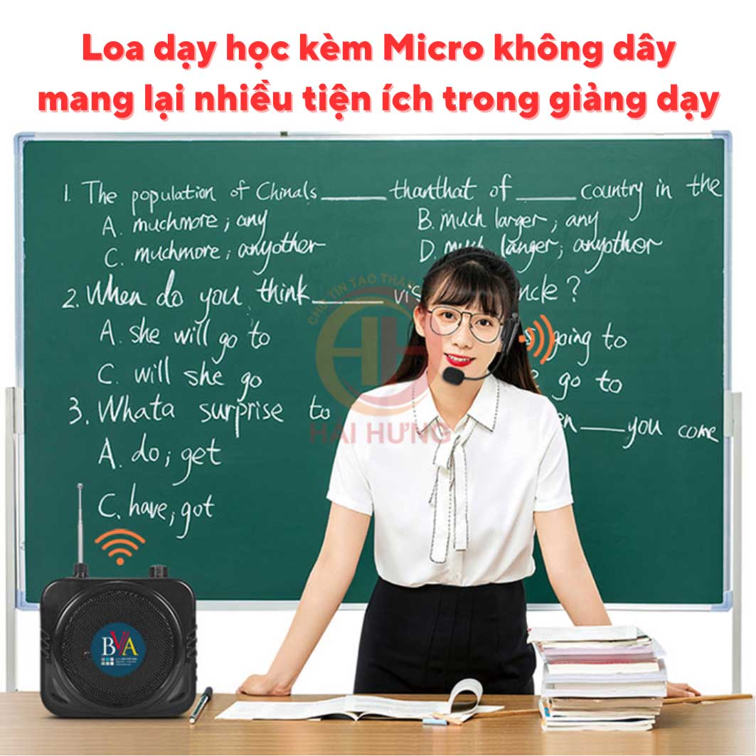 Loa dạy học kèm Micro không dây là thiết bị hỗ trợ người dạy