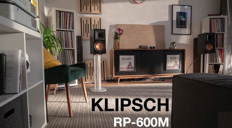 Cặp loa Klipsch RP-600M Walnut dành cho nghe nhạc gia đình và xem phim