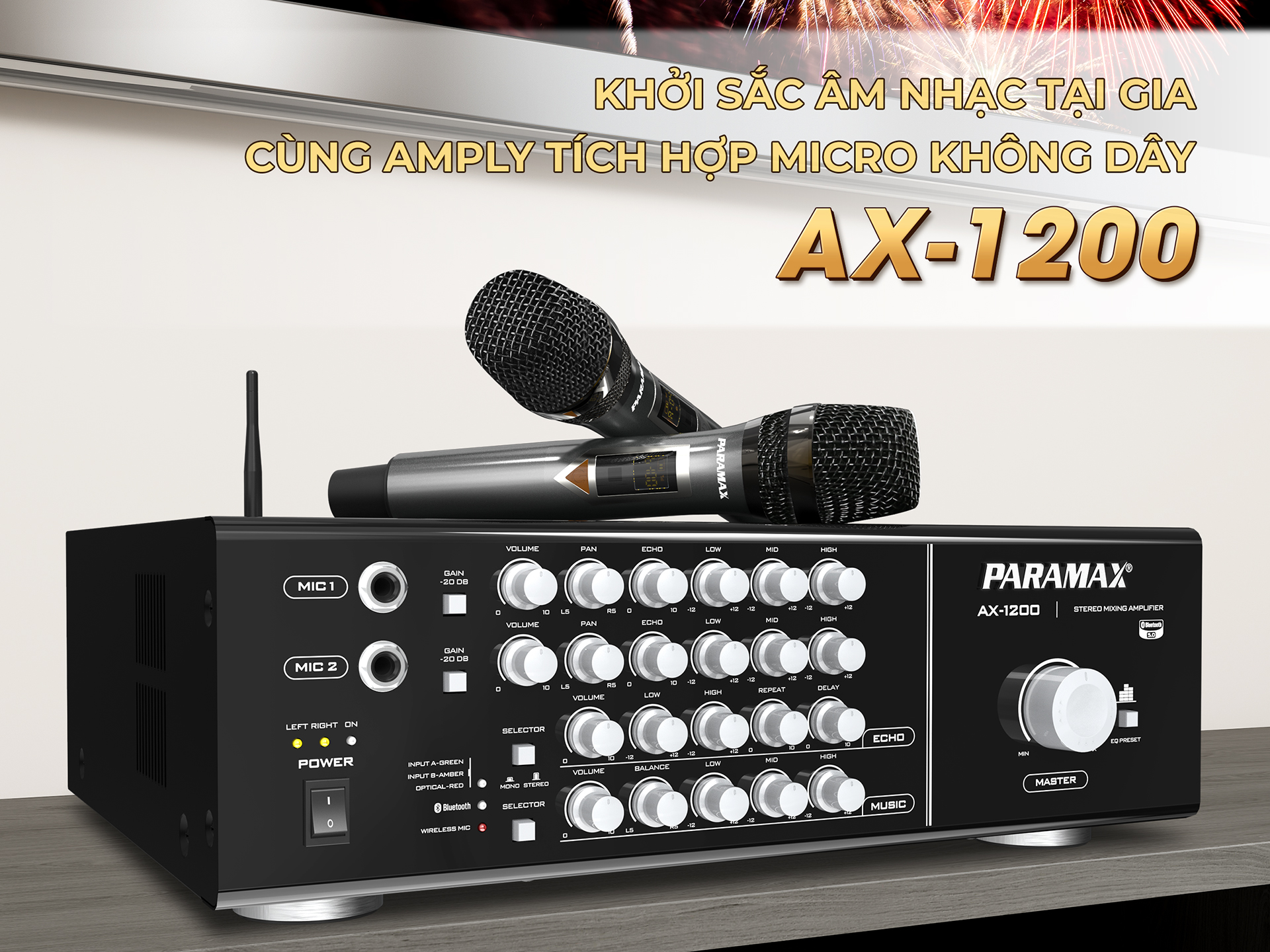 Paramax AX-1200 đang được bán trên thị trường với mức giá khoảng 10 triệu đồng