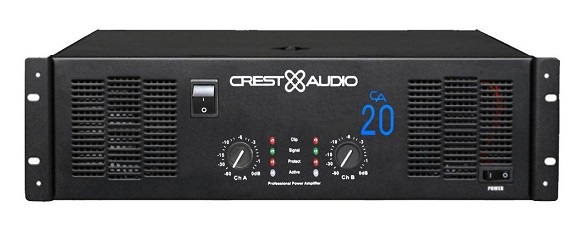 Cục đẩy công suất CA20 do hãng Crest Audio sản xuất