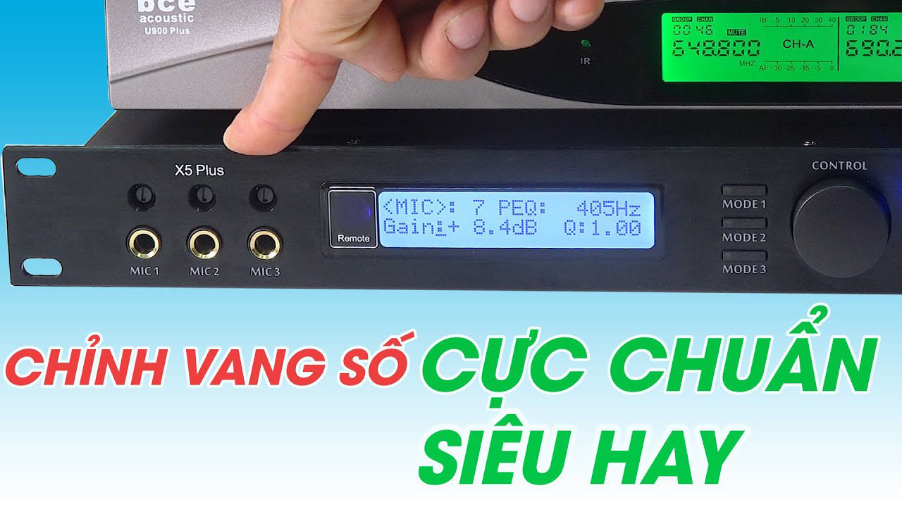 Cách chỉnh vang số 