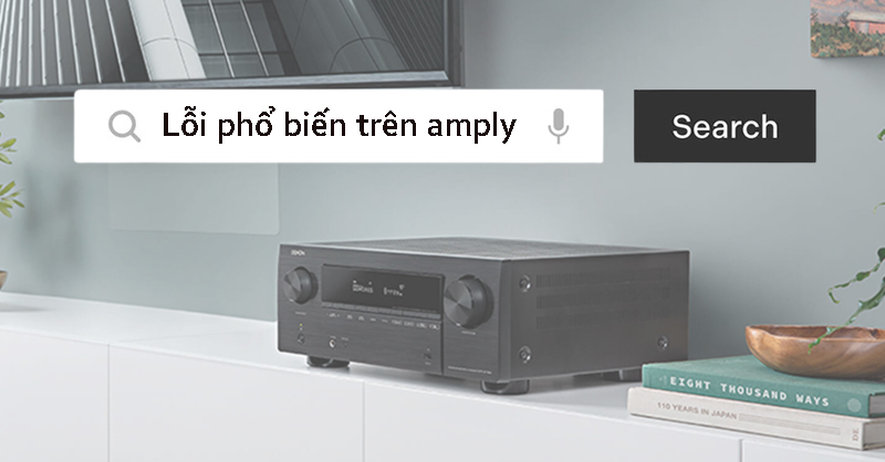 Amply không phát nhạc nhưng lại bị ù