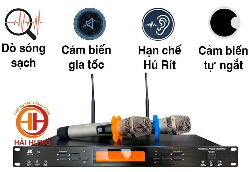 Các tính năng nổi bật có trên các dòng micro không dây hiện đại