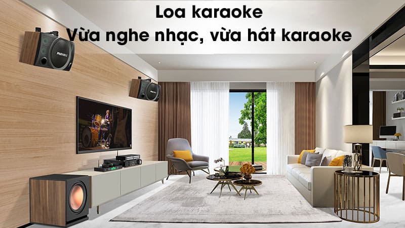 Loa Karaoke vừa có thể nghe nhạc vừa có thể hát 
