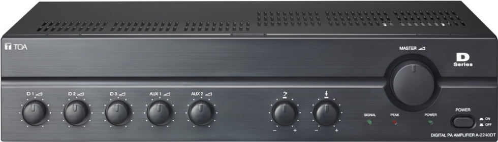 Tăng âm liền Mixer TOA A-2120DT CE - Tăng âm kỹ thuật số 120W