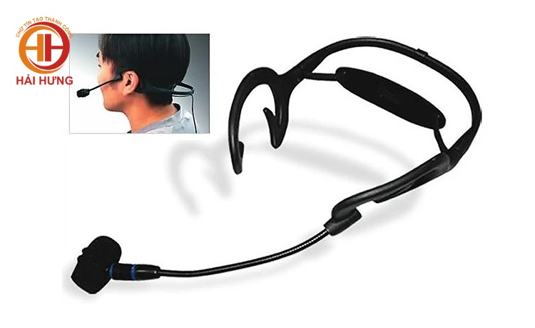 CX-504 là micro đơn hướng thiết kế dạng chùm đầu hay đeo tai gọn nhẹ, thoải mái