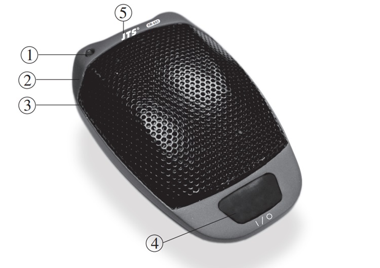Các bộ phận của micro CM-602