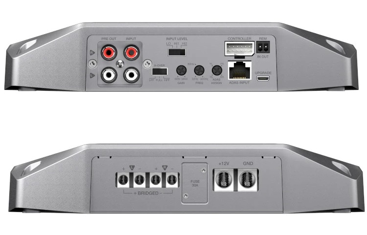 Các cổng kết nối hai bên của Amply Infinity K600