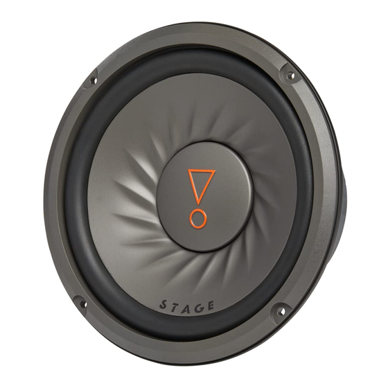 Loa siêu trầm lắp trên xe ô tô JBL Stage 82