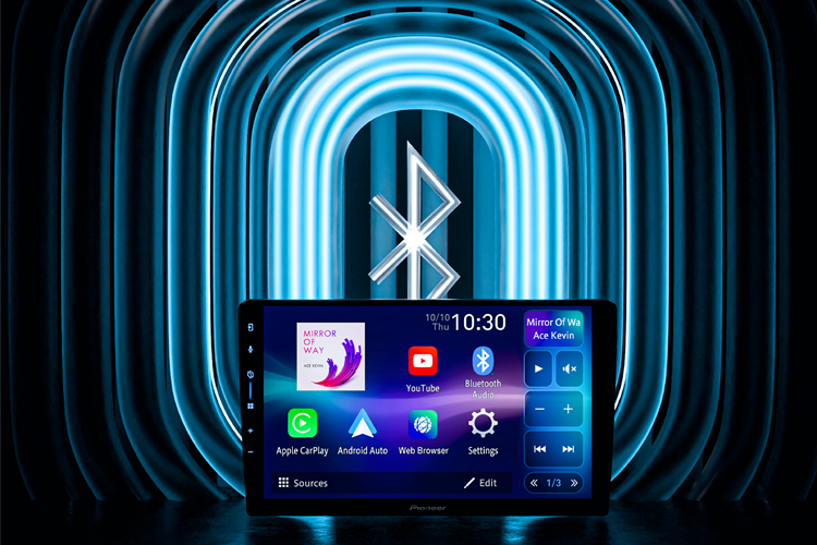Bluetooth® tích hợp để gọi điện thoại rảnh tay và phát trực tuyến âm thanh liền mạch