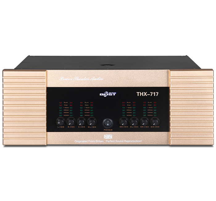 Amplifier rạp chiếu phim 8 kênh Bost Audio THX-717