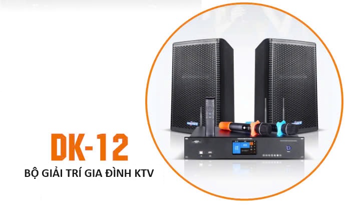 Ampli CK2.0 kết hợp với loa DK-12 mang đến dàn âm thanh tuyệt vời