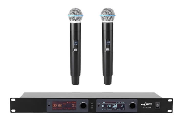 Bộ micro cầm tay không dây ACT-6000A Bost Audio