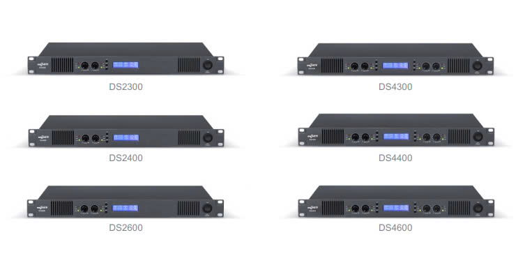 Dòng Amply 2&4 kênh DS Bost Audio: DS2300, DS2400, DS2600, DS4300, DS4400, DS4600