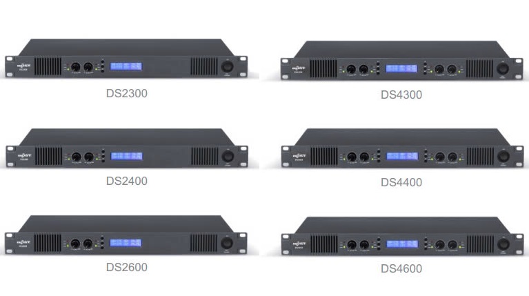 Dòng Amply 2&4 kênh DS Bost Audio: DS2300, DS2400, DS2600, DS4300, DS4400, DS4600