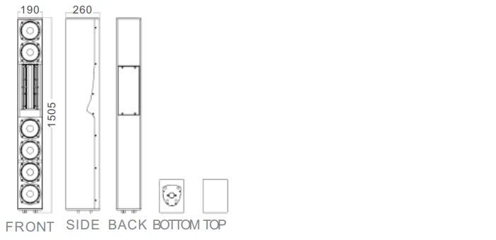 Cấu trúc của loa Bost Audio HT306