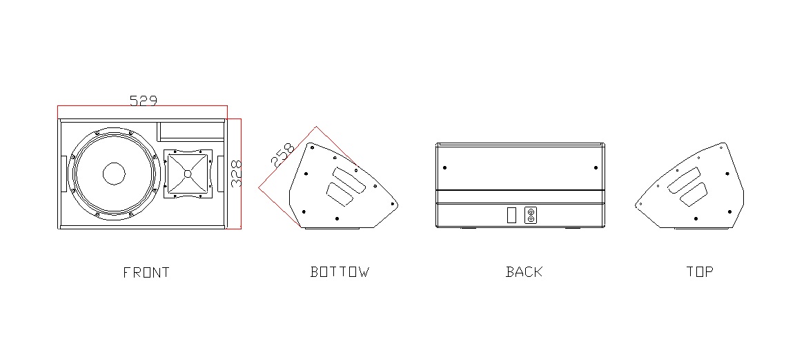 Cấu hình của loa kiểm âm Bost Audio FT-10