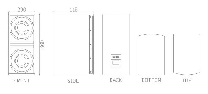 Cấu hình của loa Bost Audio S210B