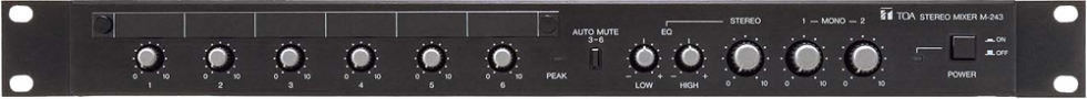Stereo Mixer Toa M-243 – Cho dàn âm thanh chuyên nghiệp, thông báo